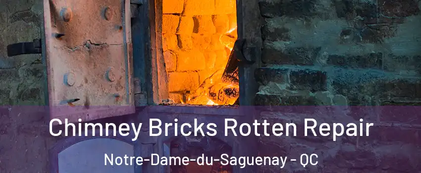  Chimney Bricks Rotten Repair Notre-Dame-du-Saguenay - QC