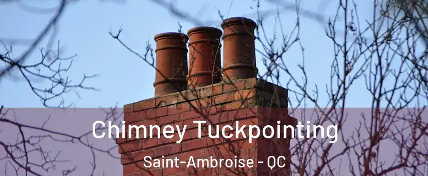  Chimney Tuckpointing Saint-Ambroise - QC