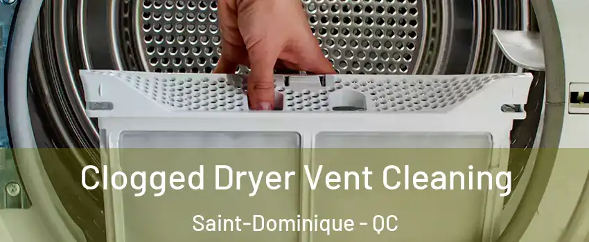 Clogged Dryer Vent Cleaning Saint-Dominique - QC