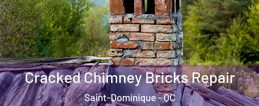  Cracked Chimney Bricks Repair Saint-Dominique - QC