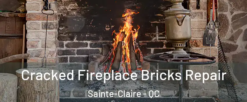  Cracked Fireplace Bricks Repair Sainte-Claire - QC