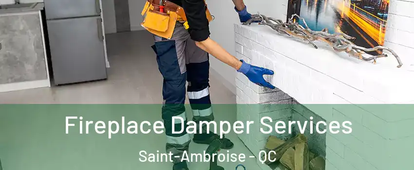 Fireplace Damper Services Saint-Ambroise - QC