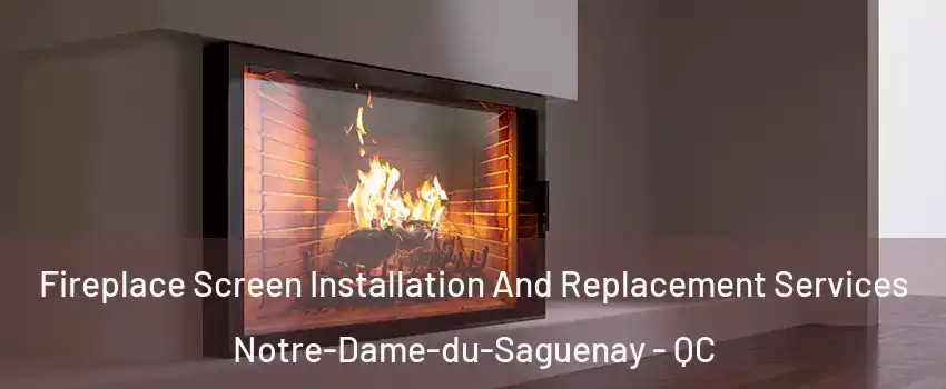 Fireplace Screen Installation And Replacement Services Notre-Dame-du-Saguenay - QC
