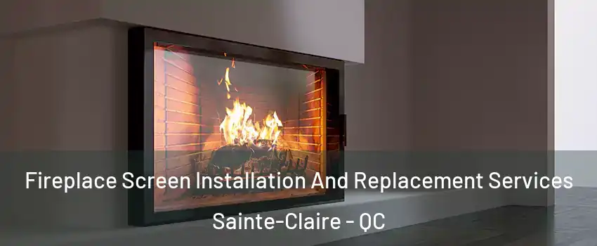 Fireplace Screen Installation And Replacement Services Sainte-Claire - QC