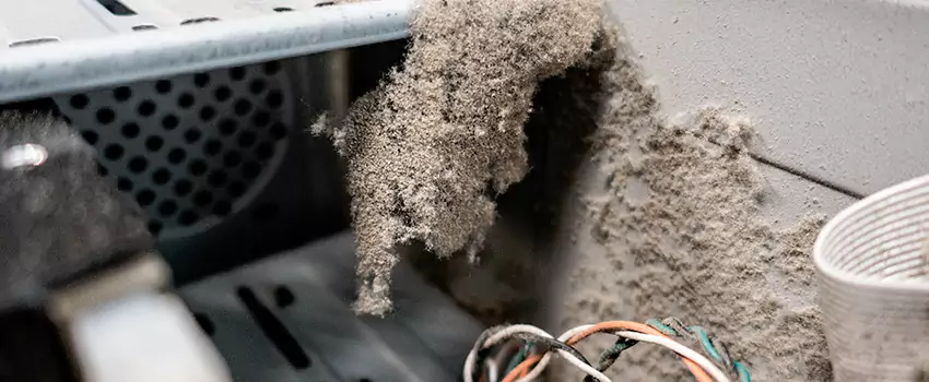 Clogged Dryer Vent Lint Cleaning in Racine, Quebec