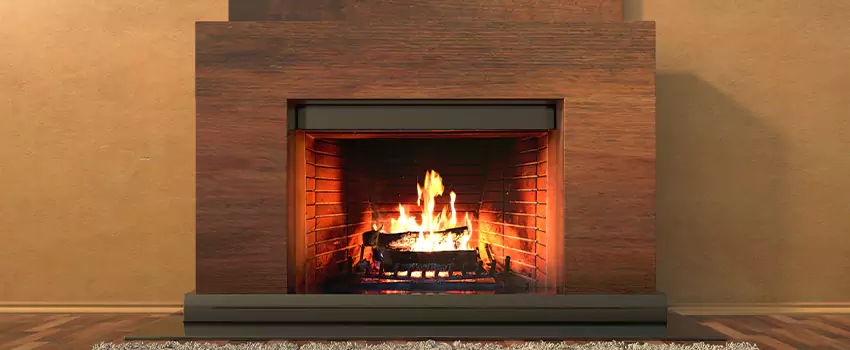 Mendota Hearth Landscape Fireplace Installation in Racine, Quebec
