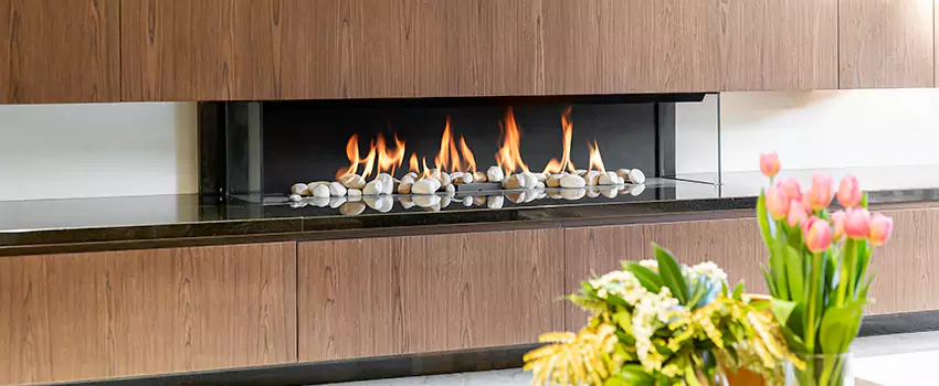Outdoor Modern Fireplace Renovation Services in Racine, QC