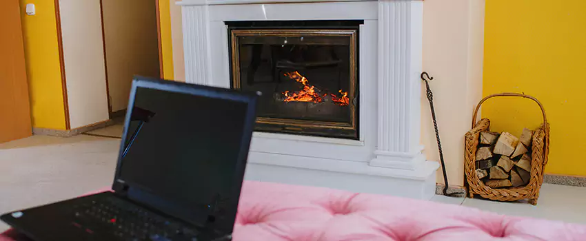 Valor Outdoor Gas Fireplace in Racine, Quebec